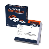 Denver Broncos 2025 Boxed Desk Calendar