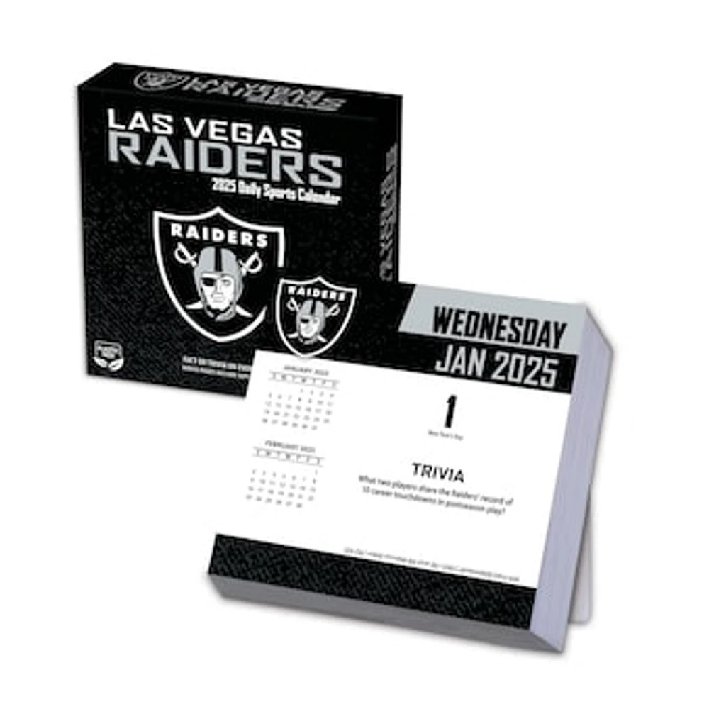 Las Vegas Raiders 2025 Boxed Desk Calendar