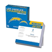 Los Angeles Chargers 2025 Boxed Desk Calendar