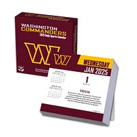 Washington Commanders 2025 Boxed Desk Calendar