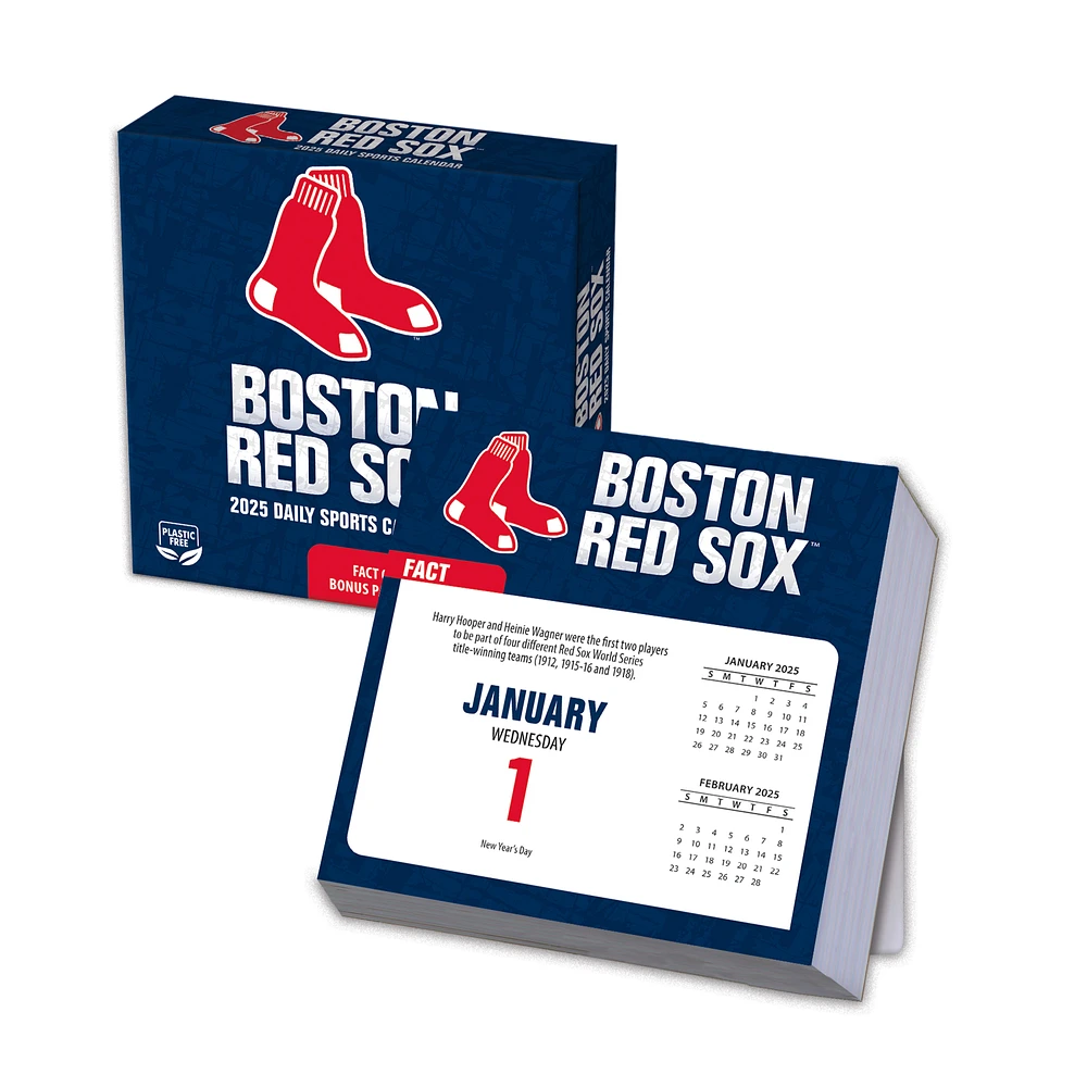 Boston Red Sox 2025 Boxed Desk Calendar