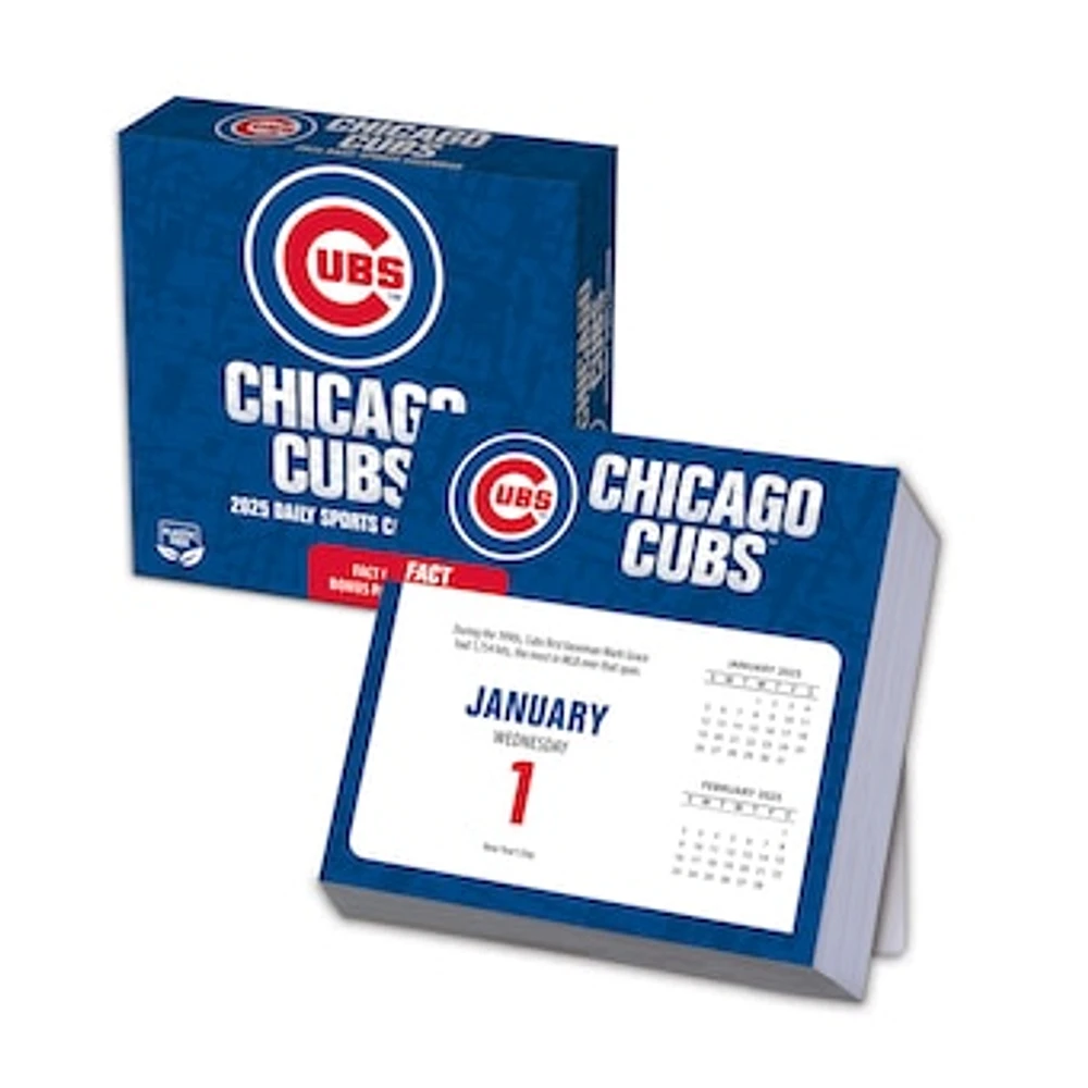 Chicago Cubs 2025 Boxed Desk Calendar