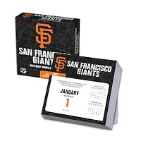 San Francisco Giants 2025 Boxed Desk Calendar