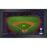 Highland Mint Texas Rangers Framed 12" x 20" 2024 Signature Field Photograph - Facsimile Signatures - Limited Edition of 5,000
