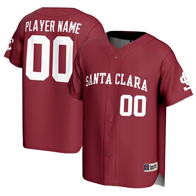 Unisex GameDay Greats Maroon Santa Clara Broncos NIL Pick-A-Player Baseball Lightweight Jersey