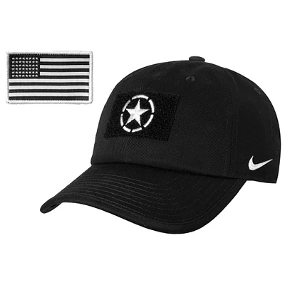 Men's Nike  Black Army Black Knights 2024 Rivalry Tactical Heritage86 Performance Adjustable Hat