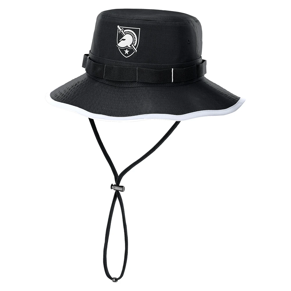 Men's Nike  Black Army Knights 2024 Rivalry Apex Boonie Performance Bucket Hat