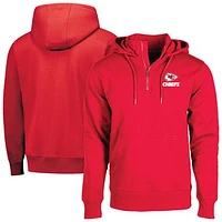 Unisex Dunbrooke  Red Kansas City Chiefs Defender Quarter-Zip Hoodie