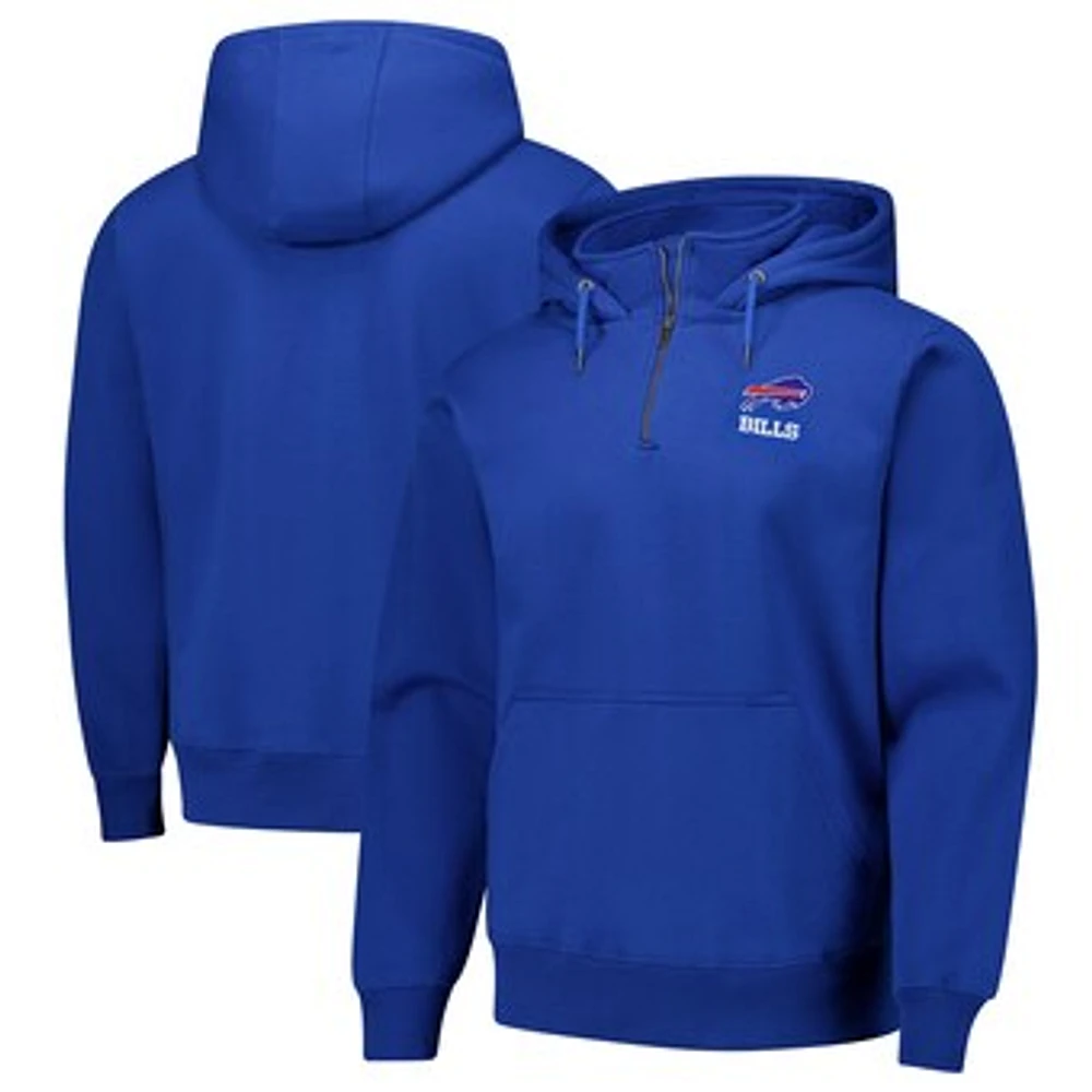 Unisex Dunbrooke  Royal Buffalo Bills Defender Quarter-Zip Hoodie