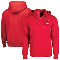 Unisex Dunbrooke  Cardinal Arizona Cardinals Defender Quarter-Zip Hoodie