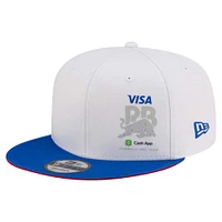 Men's New Era Royal RB Visa Cash App Essential Flawless 9FIFTY Snapback Hat