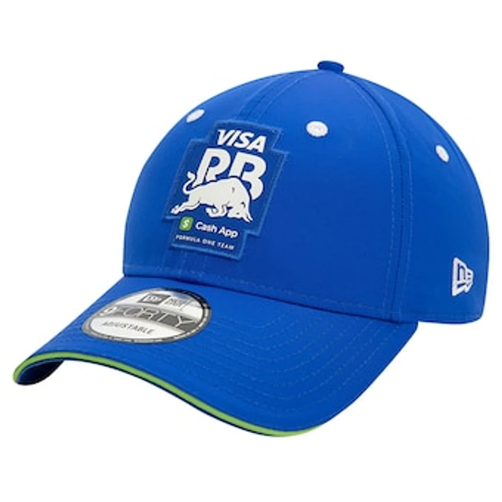 Men's New Era Royal RB Visa Cash App 9FORTY Adjustable Hat