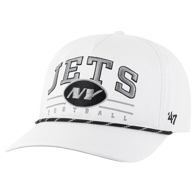 Men's '47 White New York Jets Roscoe Speckle Adjustable Hat