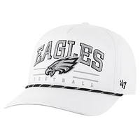 Men's '47 White Philadelphia Eagles Roscoe Speckle Adjustable Hat