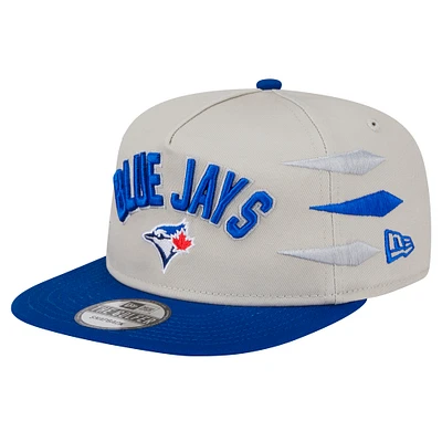 Men's New Era Cream Toronto Blue Jays Iron Golfer Snapback Hat