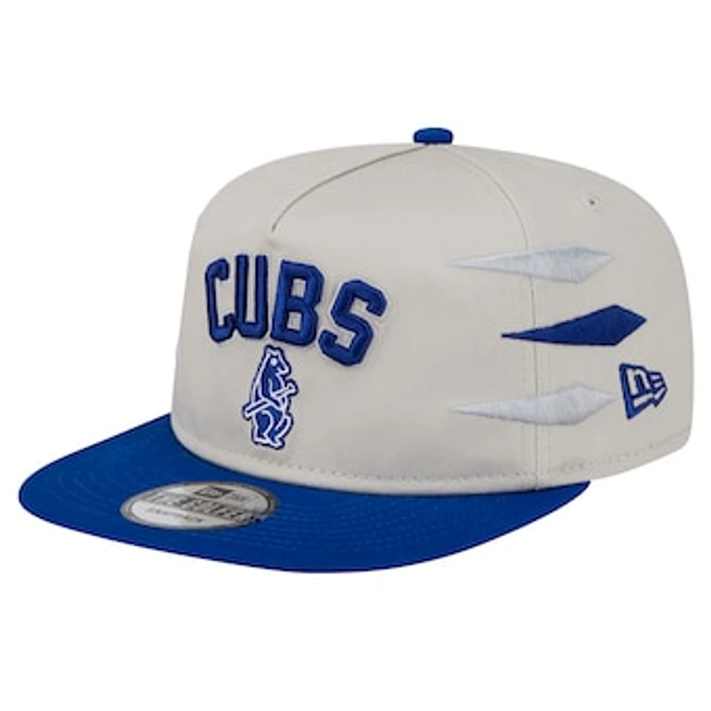 Men's New Era Cream Chicago Cubs Iron Golfer Snapback Hat