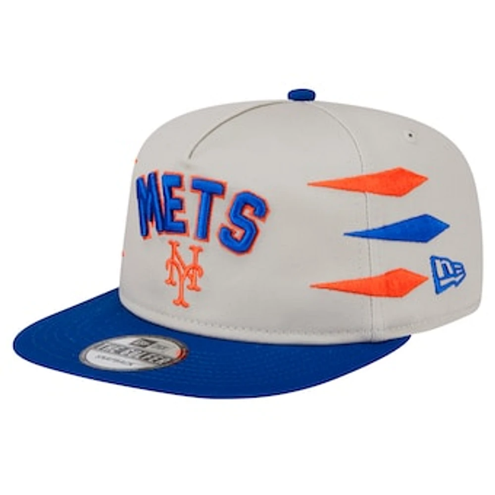 Men's New Era Cream New York Mets Iron Golfer Snapback Hat