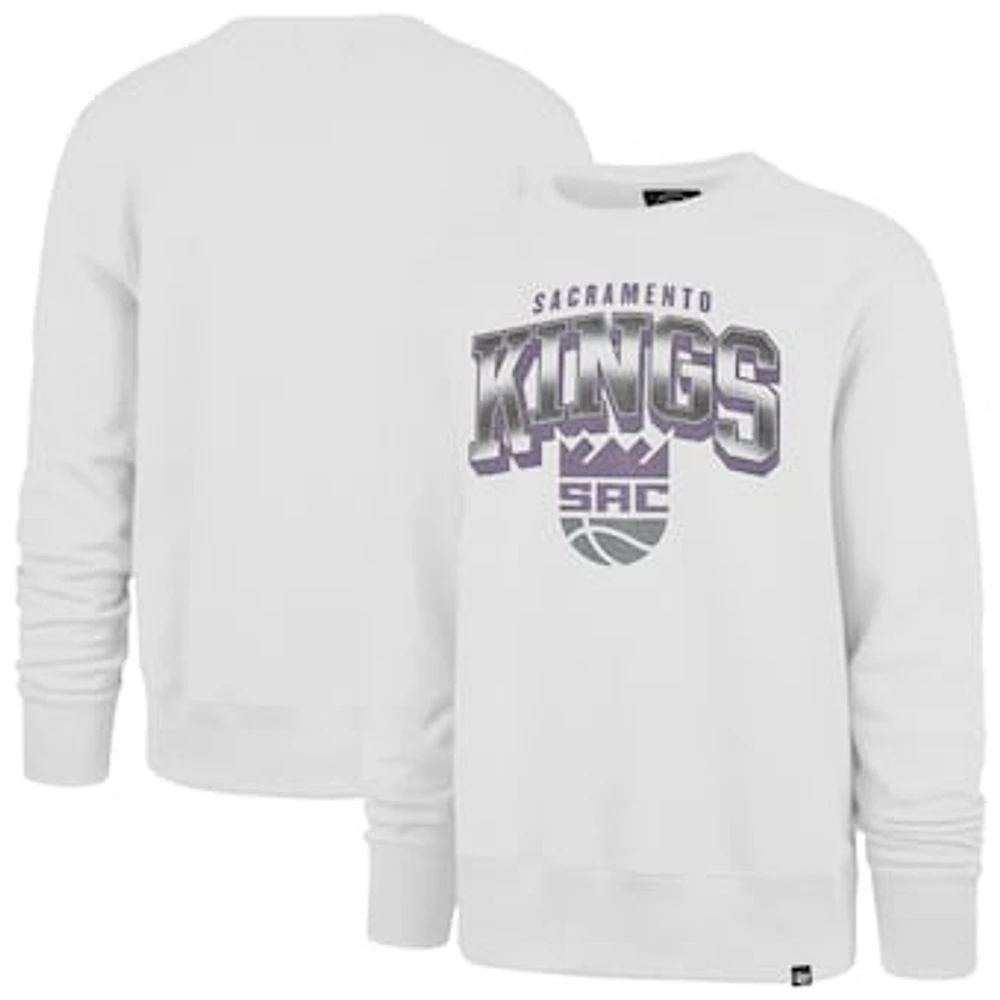 Men's '47 White Sacramento Kings Spotlight Headline Pullover Sweatshirt