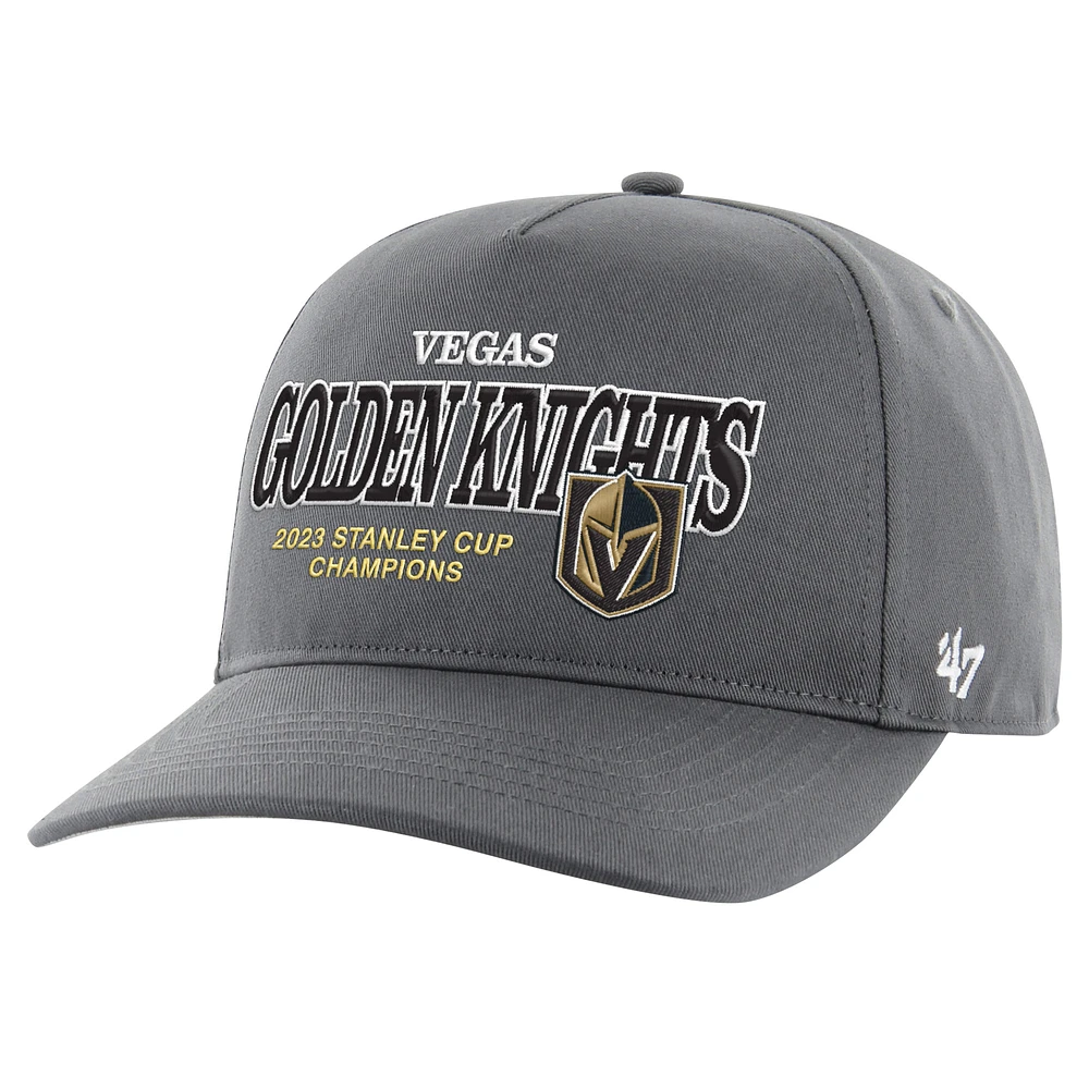 Men's '47 Charcoal Vegas Golden Knights 2023 Stanley Cup Champions Penalty Box Hitch Adjustable Hat