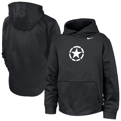 Youth Nike Black Army Knights 2024 Rivalry Collection Performance Pullover Hoodie