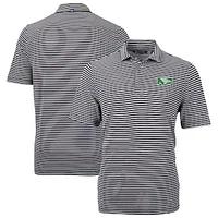Men's Cutter & Buck North Dakota Virtue Eco Pique Stripe Recycled Polo