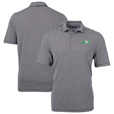 Men's Cutter & Buck North Dakota Virtue Eco Pique Stripe Recycled Polo
