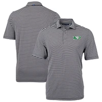 Men's Cutter & Buck North Dakota Virtue Eco Pique Stripe Recycled Polo