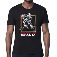 Men's Starter Minnesota Wild Player Grid T-Shirt
