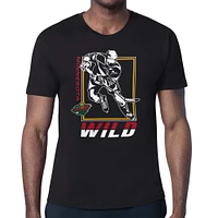 Men's Starter Minnesota Wild Player Grid T-Shirt