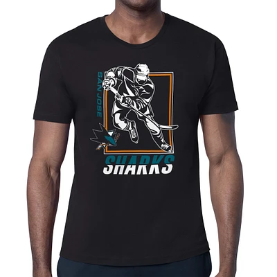 Men's Starter San Jose Sharks Player Grid T-Shirt