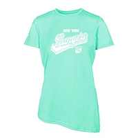 Women's Levelwear Mint New York Rangers Birch Sweep T-Shirt