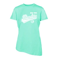Women's Levelwear Mint New York Islanders Birch Sweep T-Shirt