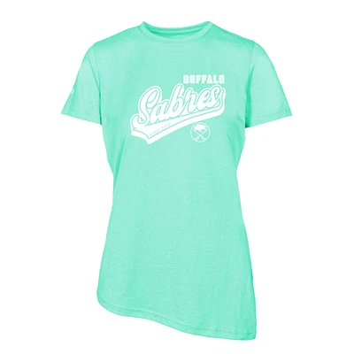 Women's Levelwear Mint Buffalo Sabres Birch Sweep T-Shirt