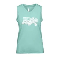 Women's Levelwear Mint Toronto Maple Leafs Paisley Sweep V-Neck Tank Top