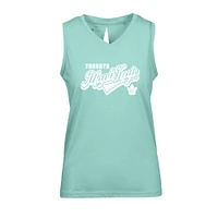 Women's Levelwear Mint Toronto Maple Leafs Paisley Sweep V-Neck Tank Top