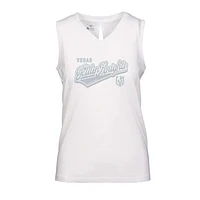 Women's Levelwear White Vegas Golden Knights Paisley Sweep V-Neck Tank Top