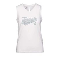 Women's Levelwear White Vegas Golden Knights Paisley Sweep V-Neck Tank Top