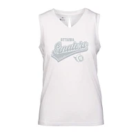 Women's Levelwear White Ottawa Senators Paisley Sweep V-Neck Tank Top