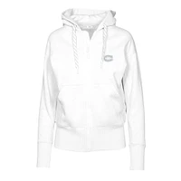 Women's Levelwear White Montreal Canadiens Gardinia Core Full-Zip Hoodie Jacket