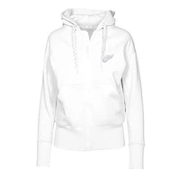 Women's Levelwear White Detroit Red Wings Gardinia Core Full-Zip Hoodie Jacket