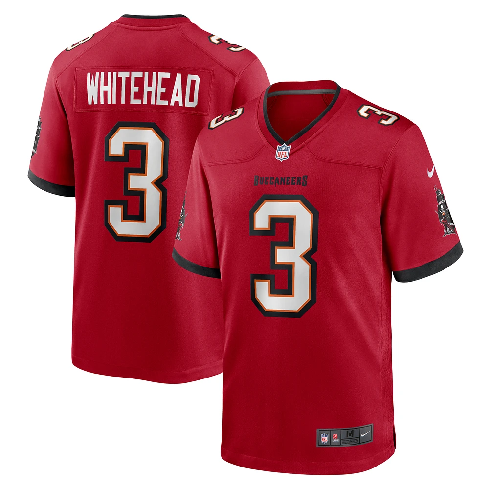 Men's Nike Jordan Whitehead  Red Tampa Bay Buccaneers Game Jersey