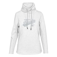 Women's Levelwear Cream Minnesota Timberwolves Loop Sweep Pullover Sweatshirt