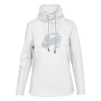 Women's Levelwear Cream Phoenix Suns Loop Sweep Pullover Sweatshirt