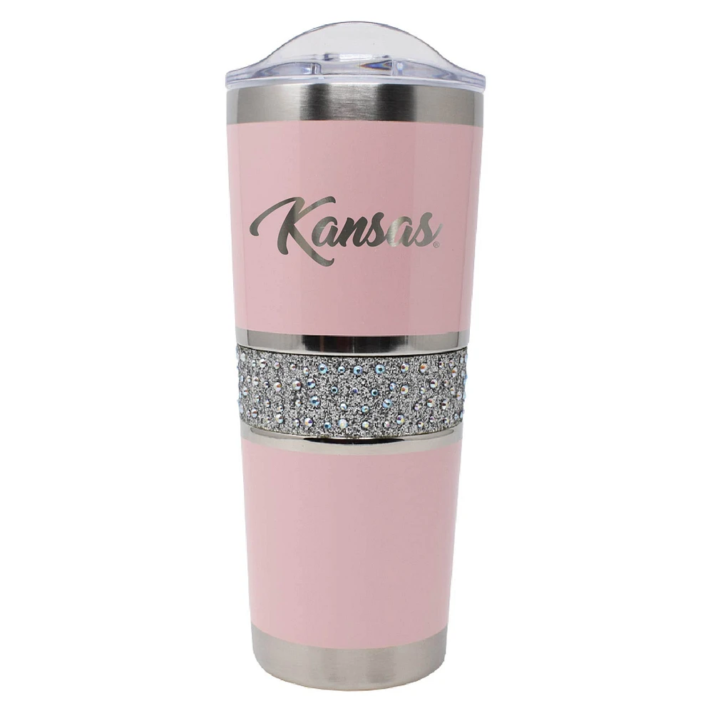 Kansas Jayhawks 20oz. MyBevi Rhinestone Tumbler