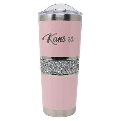 Kansas Jayhawks 20oz. MyBevi Rhinestone Tumbler