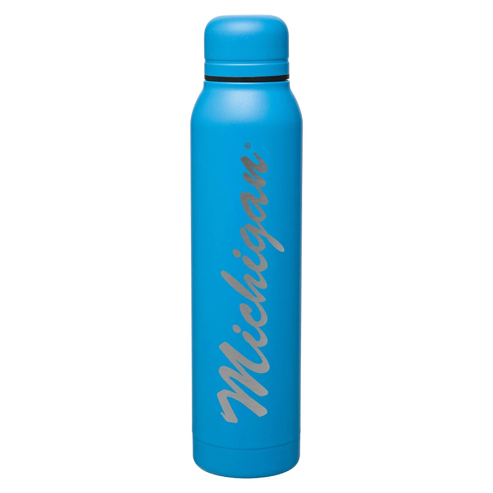 Blue Michigan Wolverines 17oz. Silo Stainless Steel Water Bottle