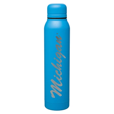 Blue Michigan Wolverines 17oz. Silo Stainless Steel Water Bottle