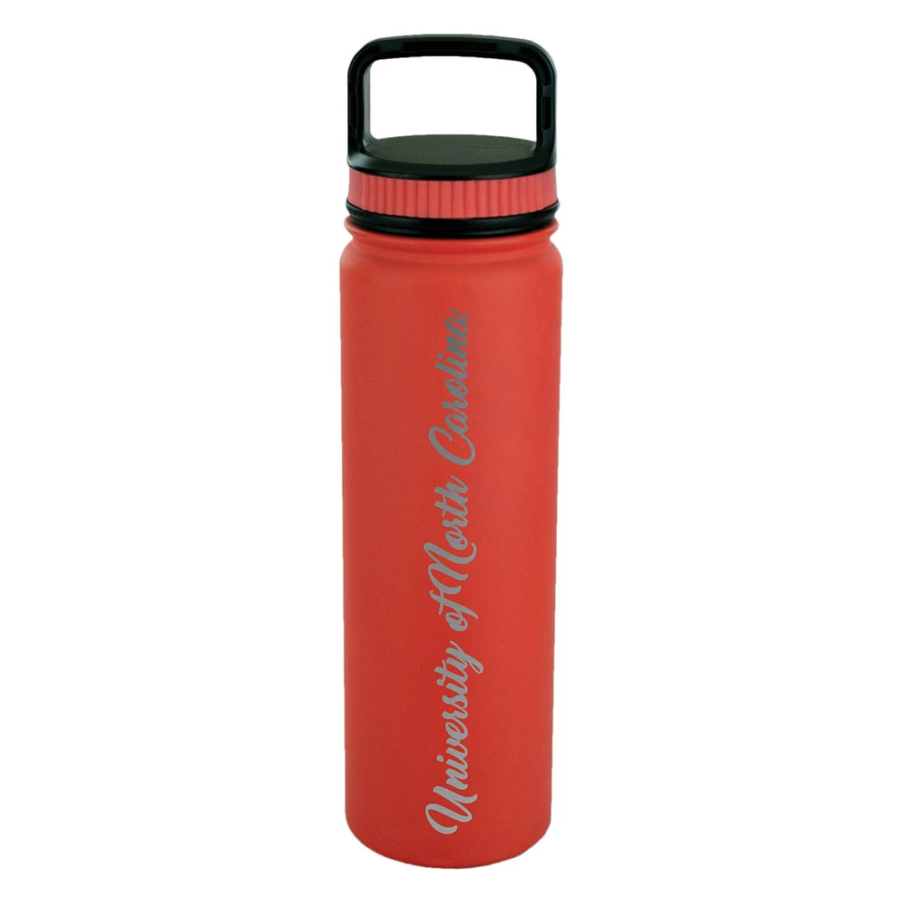 Coral North Carolina Tar Heels 24oz. Eugene Stainless Steel Water Bottle