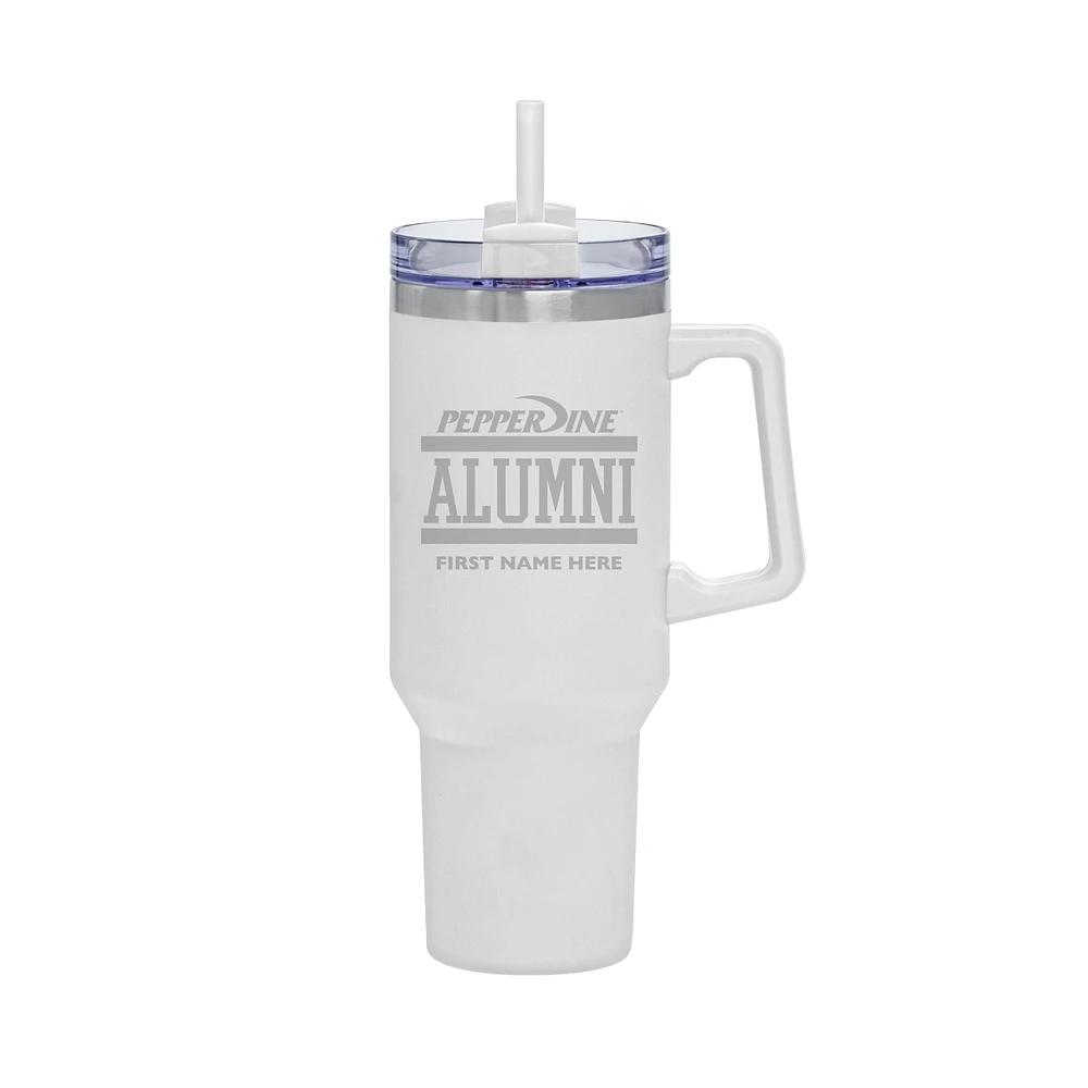 Pepperdine Waves 40oz. Rocky Alumni Personalized Tumbler