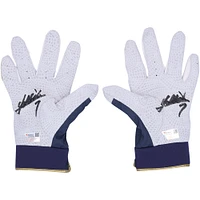 Masataka Yoshida Boston Red Sox Player-Issued Navy and Gold Batting Gloves from the 2023 MLB Season